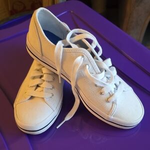 KEDS White Canvas Sneakers